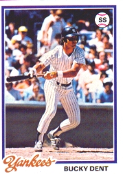 1978 Topps Baseball Cards      335     Bucky Dent